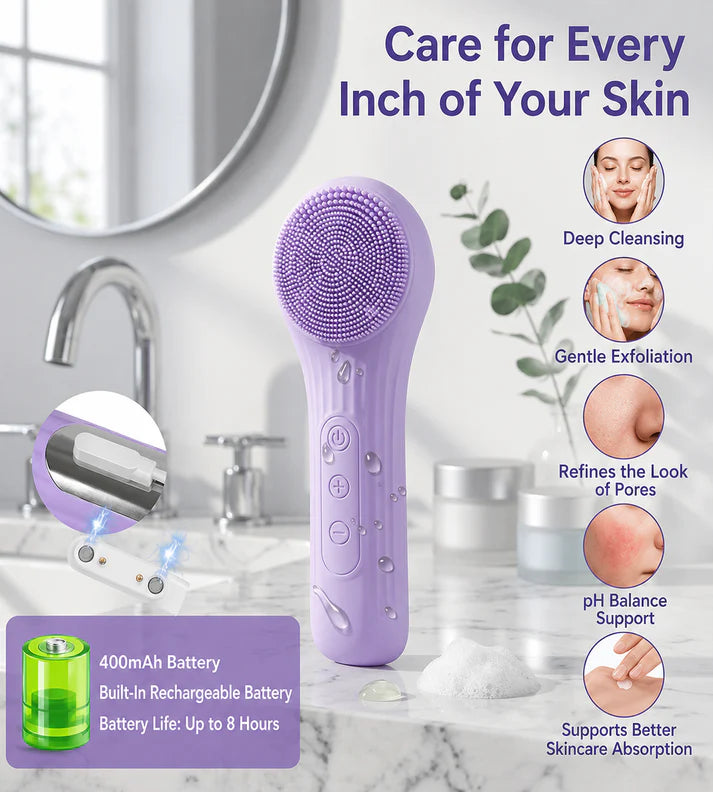 3-in-1 Waterproof Sonic Cleanser